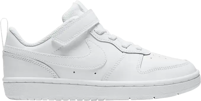  Nike Court Borough Low 2 Triple White (PS)