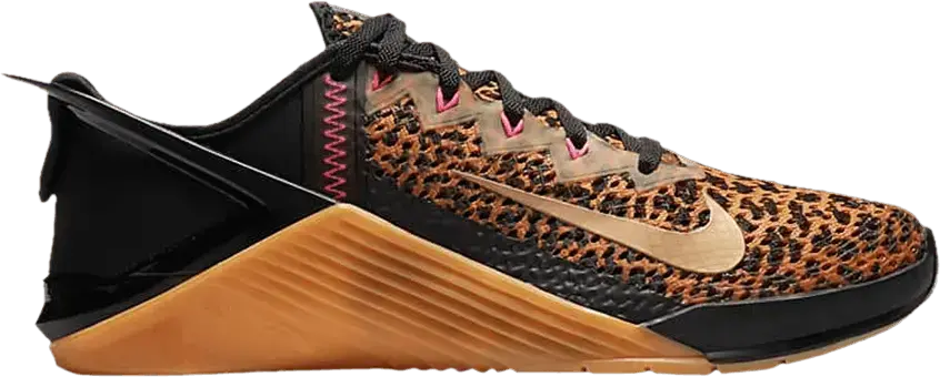  Nike Wmns Metcon 6 FlyEase &#039;Cheetah Print&#039;