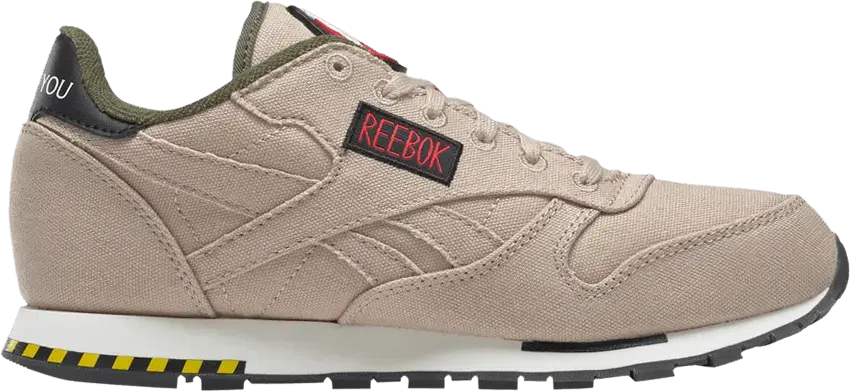  Reebok Ghostbusters x Classic Leather J &#039;Khaki Flight Suit&#039;