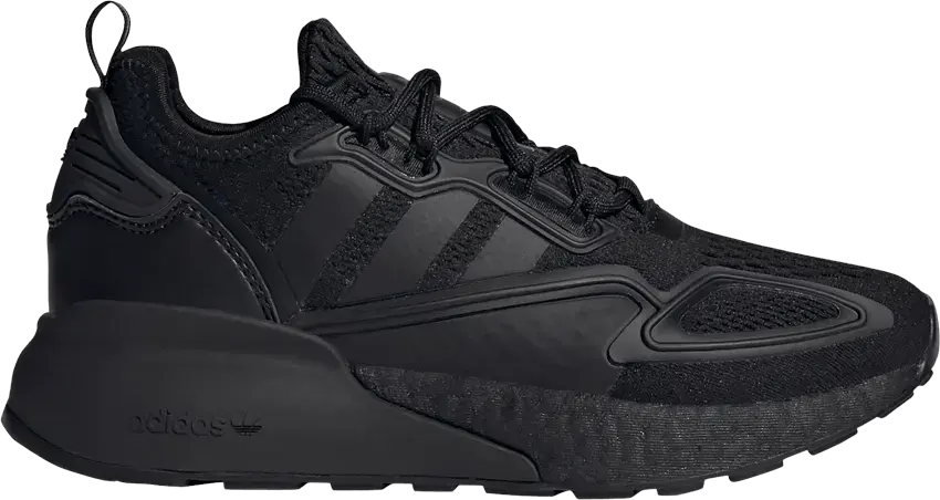  Adidas ZX 2K Boost J &#039;Triple Black&#039;