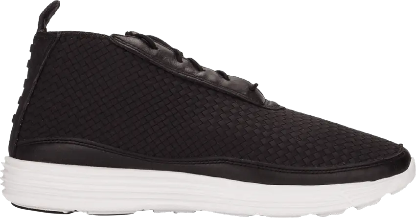  Nike Lunar Chukka Woven Black White