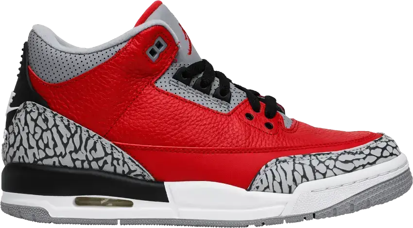  Jordan 3 Retro SE Fire Red (GS)