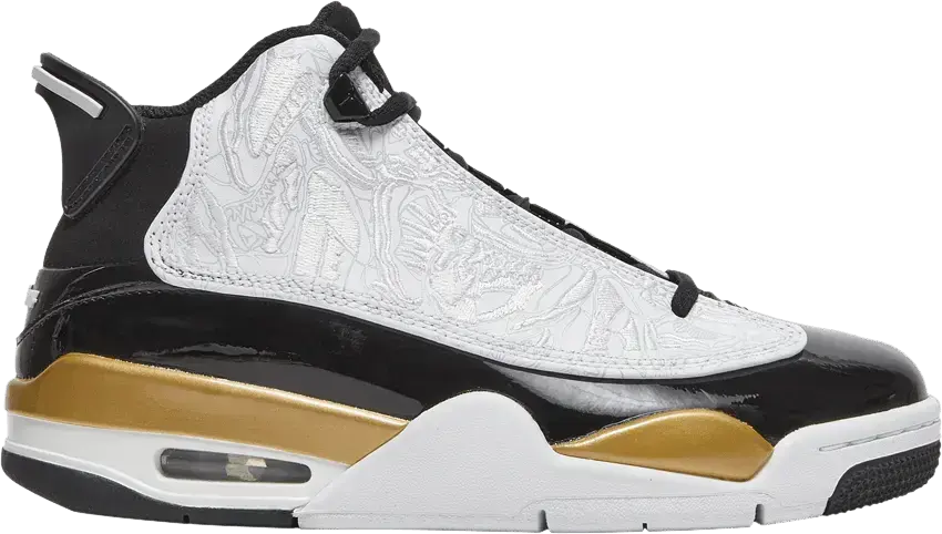  Jordan Dub Zero Black Metallic Gold White (GS)