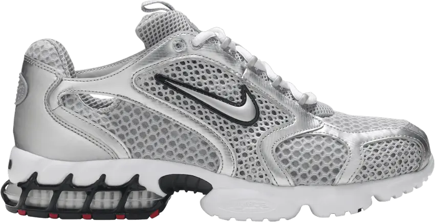  Nike Air Zoom Spiridon Cage 2 Metallic Silver