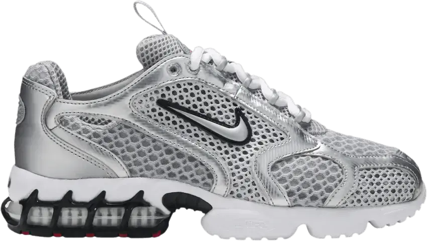  Nike Air Zoom Spiridon Cage 2 Metallic Silver (Women&#039;s)
