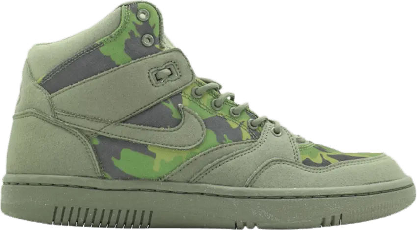  Nike Sky Force 88 Mid Stussy Olive Camo