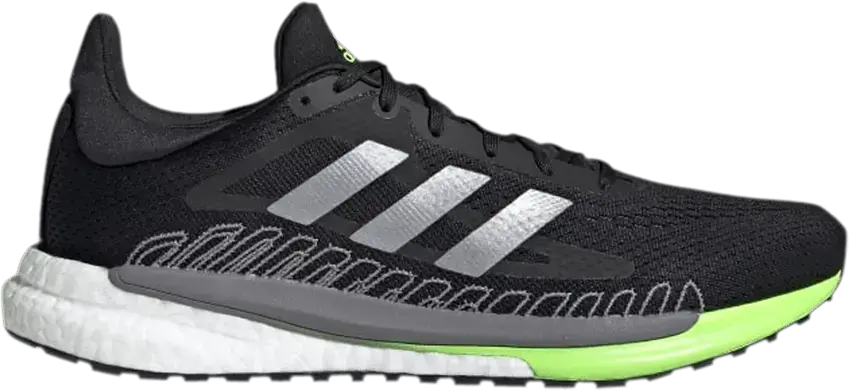  Adidas SolarGlide 3 &#039;Black Signal Green&#039;