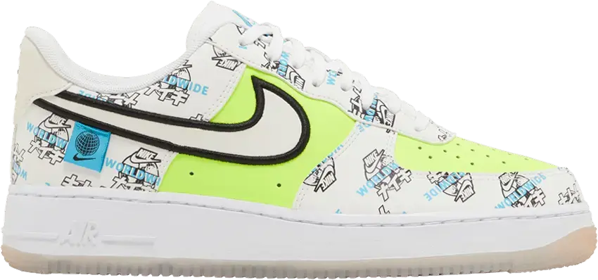  Nike Air Force 1 Low Worldwide Katakana White