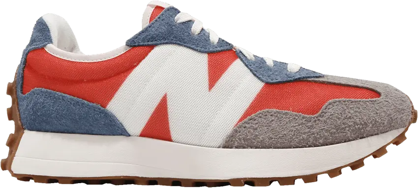  New Balance 327 Red Navy Grey