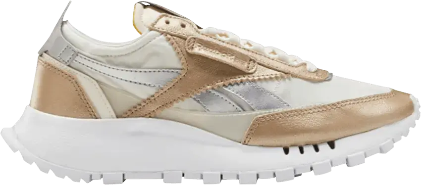  Reebok Wmns Classic Leather Legacy &#039;Champagne Silver&#039;