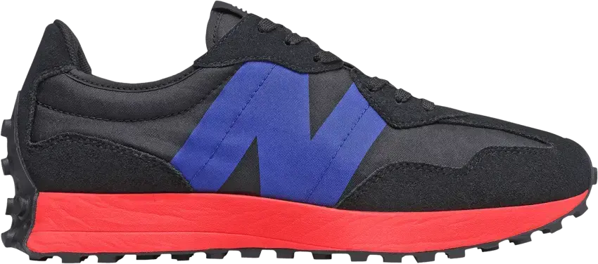  New Balance 327 Black Blue Red