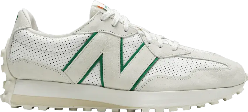  New Balance 327 Casablanca Green Logo