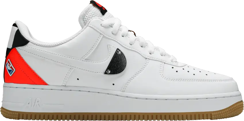  Nike Air Force 1 Low NBA White Crimson Gum