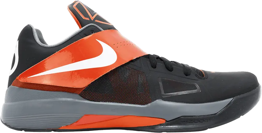  Nike Zoom KD 4 &#039;Black Team Orange&#039;