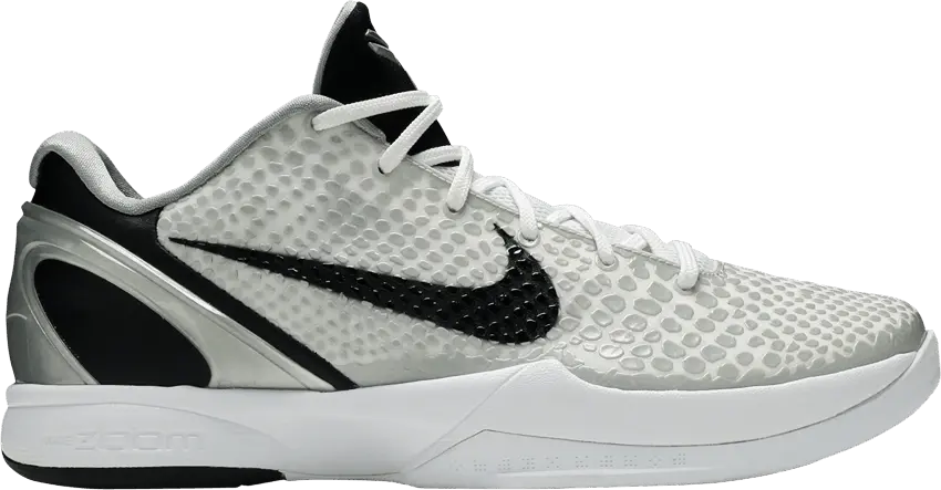  Nike Zoom Kobe 6 TB &#039;White Black&#039;