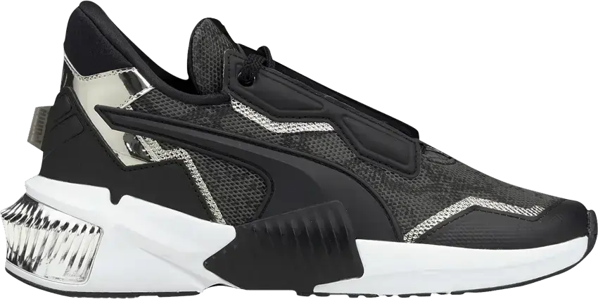  Puma Wmns Provoke XT &#039;Untamed - Black Metallic Silver&#039;