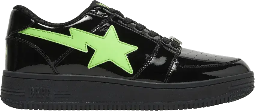  The Weeknd x XO Bapesta Low M2 &#039;Black Neon Green&#039;