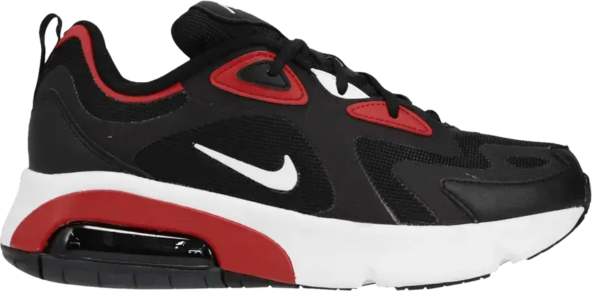  Nike Air Max 200 Black University Red (GS)