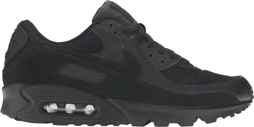  Nike Air Max 90 Recraft Triple Black (Women&#039;s)
