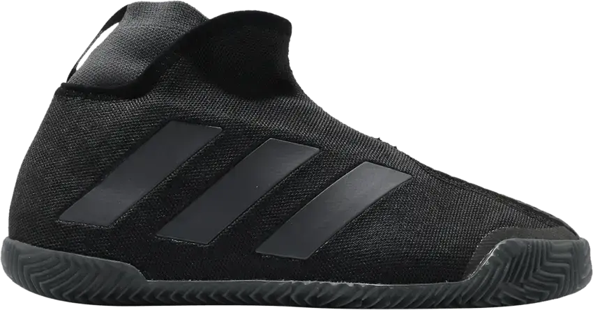  Adidas adidas Stycon Laceless Clay Court Core Black Night Metallic (Women&#039;s)