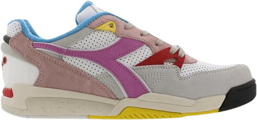  Diadora LC23 x Pink Panther x Rebound Ace &#039;White Imperial Blue&#039;