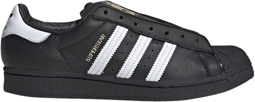  Adidas adidas Superstar Laceless Black White