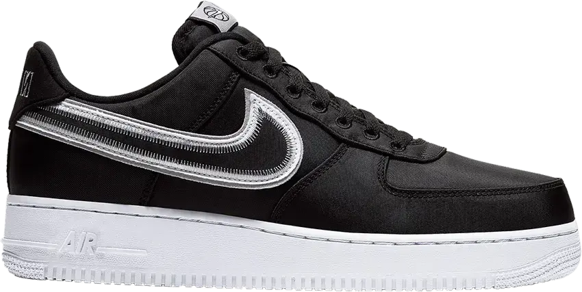  Nike Air Force 1 Low Reverse Stitch Black