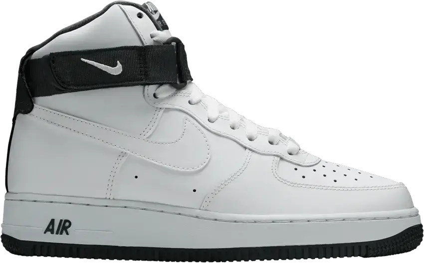  Nike Air Force 1 High White Dark Grey