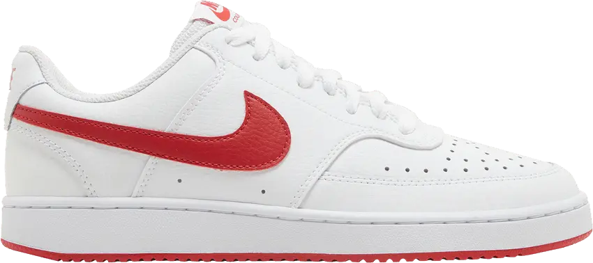 Nike Court Vision Low White University Red