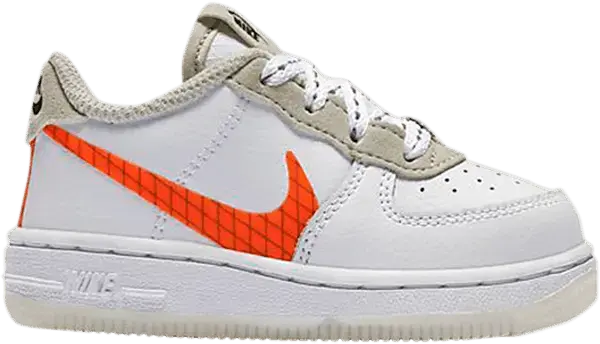  Nike Force 1 LV8 3 White Total Orange (TD)