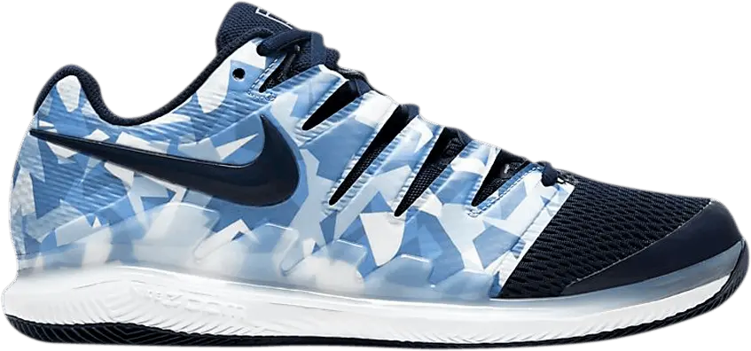  Nike Court Air Zoom Vapor X HC &#039;Blue Prism Print&#039;