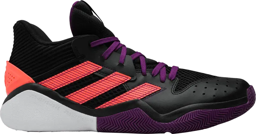  Adidas adidas Harden Stepback Black Purple Coral