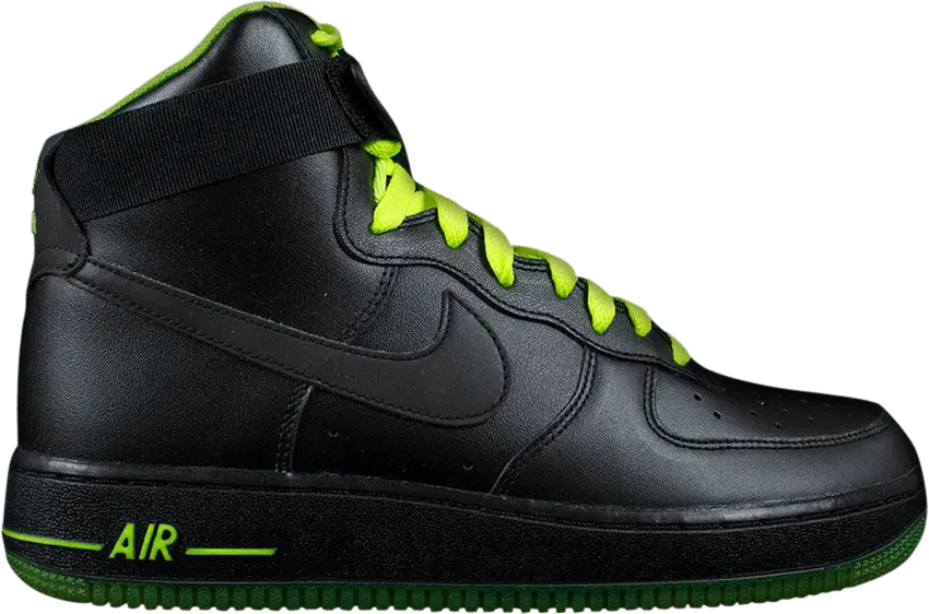  Nike Air Force 1 High &#039;Black Volt&#039;