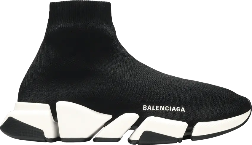  Balenciaga Speed 2.0 Sneaker &#039;Black White&#039;