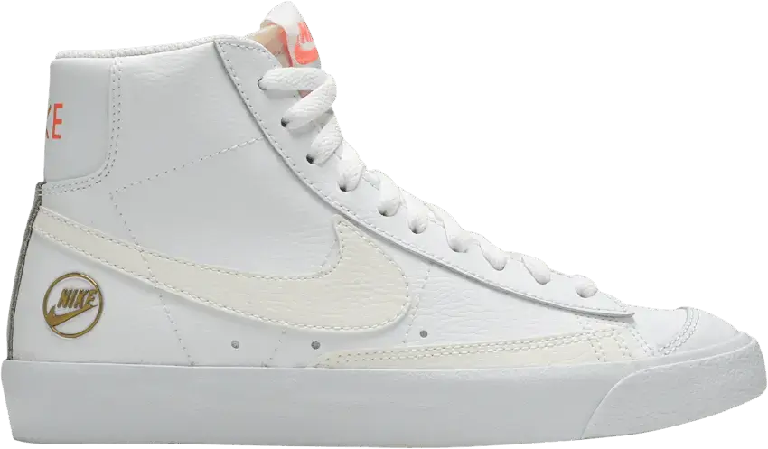  Nike Blazer Mid 77 White Sail Metallic Gold (Women&#039;s)