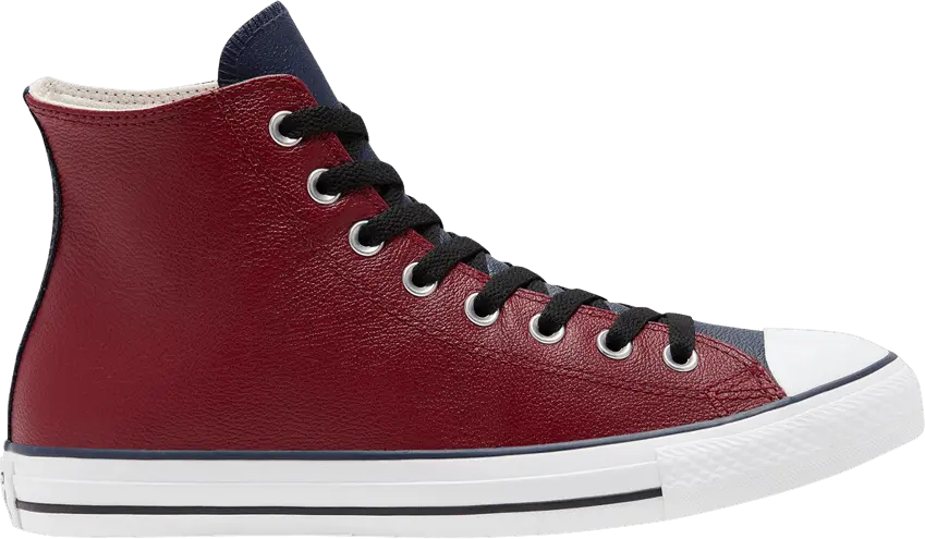  Converse Chuck Taylor All Star High &#039;Seasonal Colorblock - Team Red Obsidian&#039;