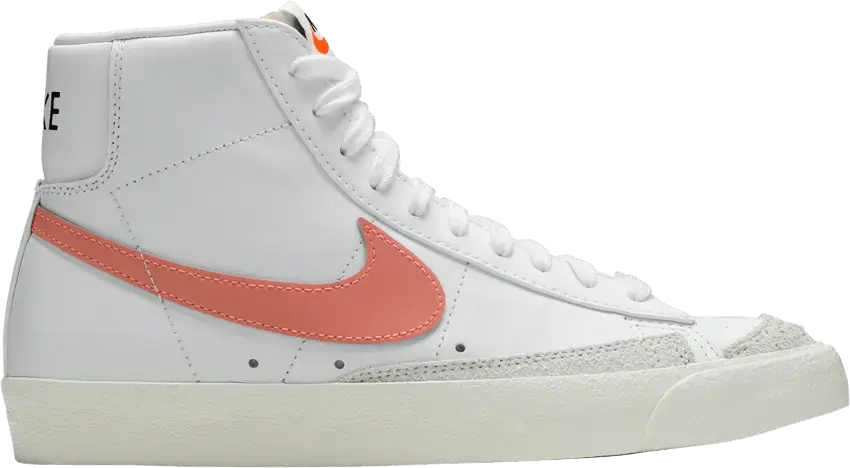  Nike Blazer Mid 77 White Atomic Pink (Women&#039;s)