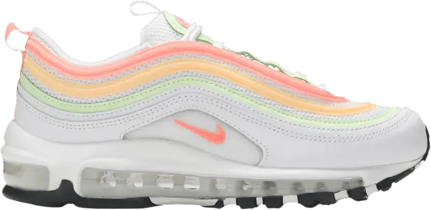  Nike Air Max 97 Melon Tint Barely Volt Atomic Pink (Women&#039;s)