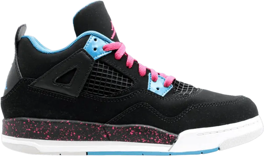  Air Jordan 4 Retro PS &#039;Black Vivid Pink&#039;