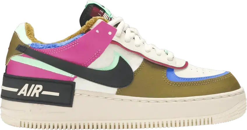  Nike Air Force 1 Low Shadow Cactus Flower Olive Flak (Women&#039;s)