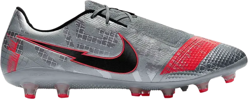  Nike Phantom Venom Elite AG Pro &#039;Metallic Bomber Grey Laser Crimson&#039;