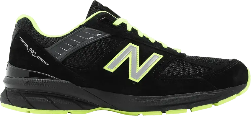  New Balance 990v5 MiUSA Black Hi Lite