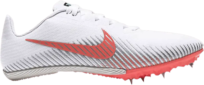  Nike Wmns Zoom Rival M 9 &#039;White Flash Crimson&#039;