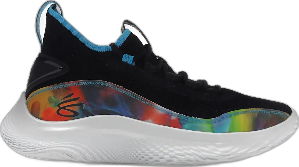 Under Armour Curry 8 Tie Dye Black