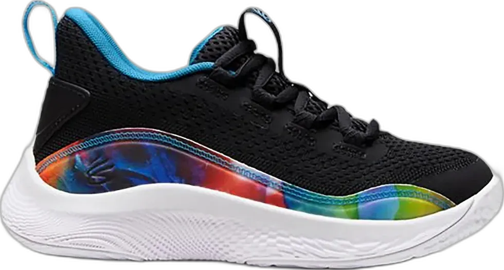  Under Armour Curry 8 Tie Dye Black (PS)