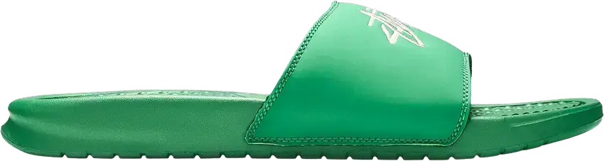  Nike Stussy x Benassi &#039;Pine Green&#039;