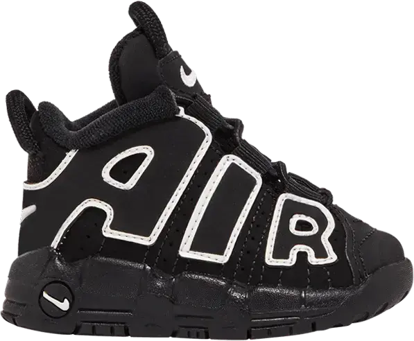  Nike Air More Uptempo Black White (TD)