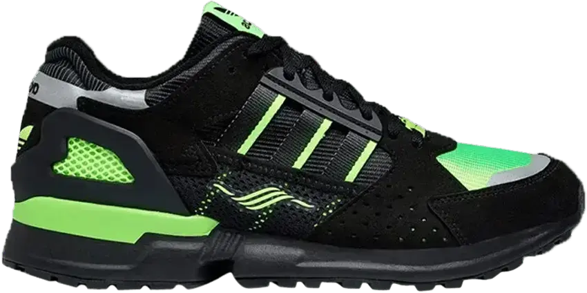  Adidas adidas ZX 10.000 C Core Black Solar Green