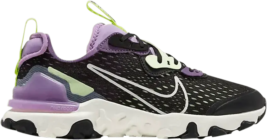  Nike React Vision Black Gravity Purple (GS)