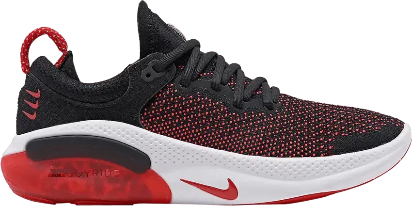  Nike Joyride Run Flyknit Black University Red (Women&#039;s)